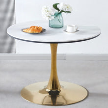 Load image into Gallery viewer, Tulip Table Mid-Century Dining Table With Round Table Top, Pedestal Dining Table, End Table Leisure Coffee Table