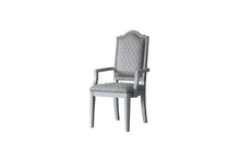 Load image into Gallery viewer, Upholstered Fabric Dining Arm Chair (Set of 2) - Gray