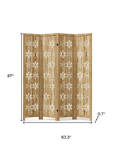 Load image into Gallery viewer, Six Panel Screen Room Divider (720234) - Brown
