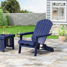 Load image into Gallery viewer, Zenithia - Outdoor Foldable Adirondack Chair With 2 Cup Holders