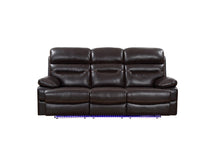 Load image into Gallery viewer, Faux Leather Usb Sofa With Black Legs - Gray