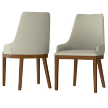 Load image into Gallery viewer, Wood Dining Parsons Chairs (Set of 2) - Natural / Walnut