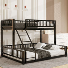 Load image into Gallery viewer, Bunk Bed With Ladder And Safety Guardrails