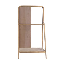 Load image into Gallery viewer, Clothes Hanger With Mirror, Large - Brown