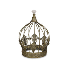 Load image into Gallery viewer, Hand Painted Decorative Crown Tabletop Sculpture - Bronze