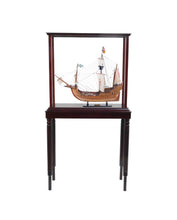 Load image into Gallery viewer, Small Floor Display Case - Dark Brown