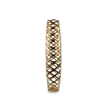 Load image into Gallery viewer, Pierced Geometric Cylinder Floor Vase (722474) - Gold