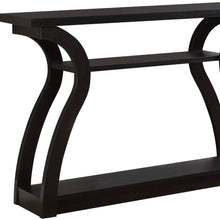 Load image into Gallery viewer, Floor Shelf Console Table With Storage - Espresso