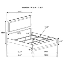 Load image into Gallery viewer, Sophia - Panel Bed With LED Headboard