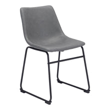 Load image into Gallery viewer, Upholstered Velvet Dining Side Chairs (Set of 2) - Charcoal / Black