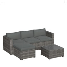 Load image into Gallery viewer, Modern Patio Set With Coffee Table