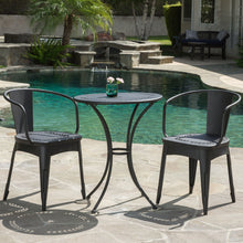 Load image into Gallery viewer, Ambrosia - 3 Piece Bistro Set With Leaf Motifs Top And Seat