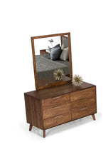 Load image into Gallery viewer, 40" Framed Mounted Dresser Mirror - Brown