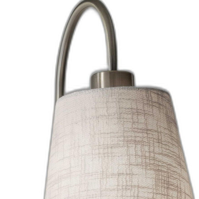 Metal Wall Lamp With Usb Charging Station Wood Shelf - Antique Brass / Black