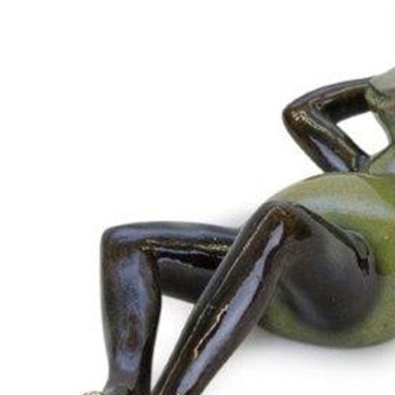 Poly Figurine Tabletop Sculpture (Set of 2) - Green