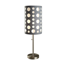 Load image into Gallery viewer, Mod Dot Novelty Table Lamp - Gray And White
