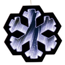 Load image into Gallery viewer, Christmas Snowflakes Tabletop Sign With LED (633790) - White
