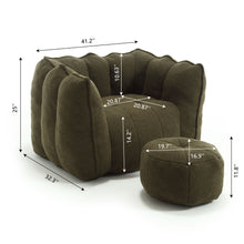 Load image into Gallery viewer, Soft Bean Bag Chair With High Resilient Foam
