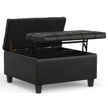 Load image into Gallery viewer, Harrison - Upholstered Coffee Table Storage Ottoman

