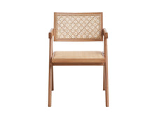 Load image into Gallery viewer, Wood Open Back Dining Arm Chairs (Set of 2) - Natural
