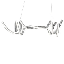 Load image into Gallery viewer, Two Light LED Dimmable Smart Enabled Chandelier - Silver
