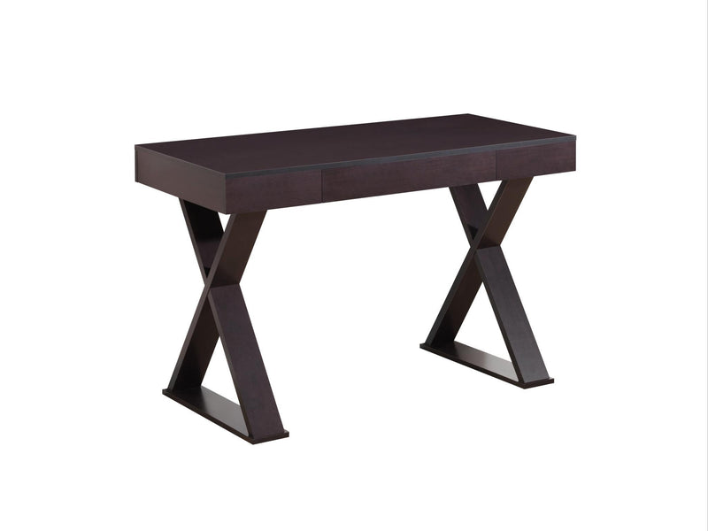 X-Shape Writing Desk - Espresso
