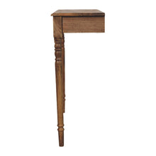 Load image into Gallery viewer, Two Leg Leaning Wall Mount Console Table (738361) - Brown
