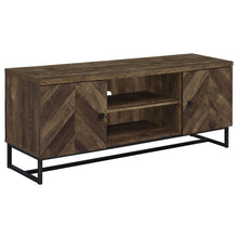 Load image into Gallery viewer, Chase - 2 Door Console With Herringbone Design - Oak
