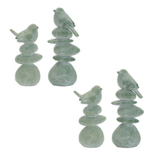 Load image into Gallery viewer, Poly Bird Figurine (Set of 4) - Green

