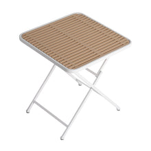Load image into Gallery viewer, Modern Folding Square Table, Water Proof And Wear Resistant - Apricot / White
