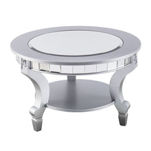 Load image into Gallery viewer, Mirrored Metal Round Mirrored Coffee Table - Silver
