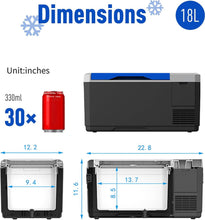 Load image into Gallery viewer, Portable Refrigerator, Car Freezer With App Control, 12V, 45W Low Noice Cooler For Rv, Boat
