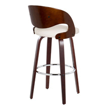 Load image into Gallery viewer, Pino - Mid Century Modern Fixed Height Barstool With Swivel &amp; Round Footrest (Set of 2)
