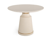 Load image into Gallery viewer, Modern Concrete Coffee Table - Off-White And Antique Brass
