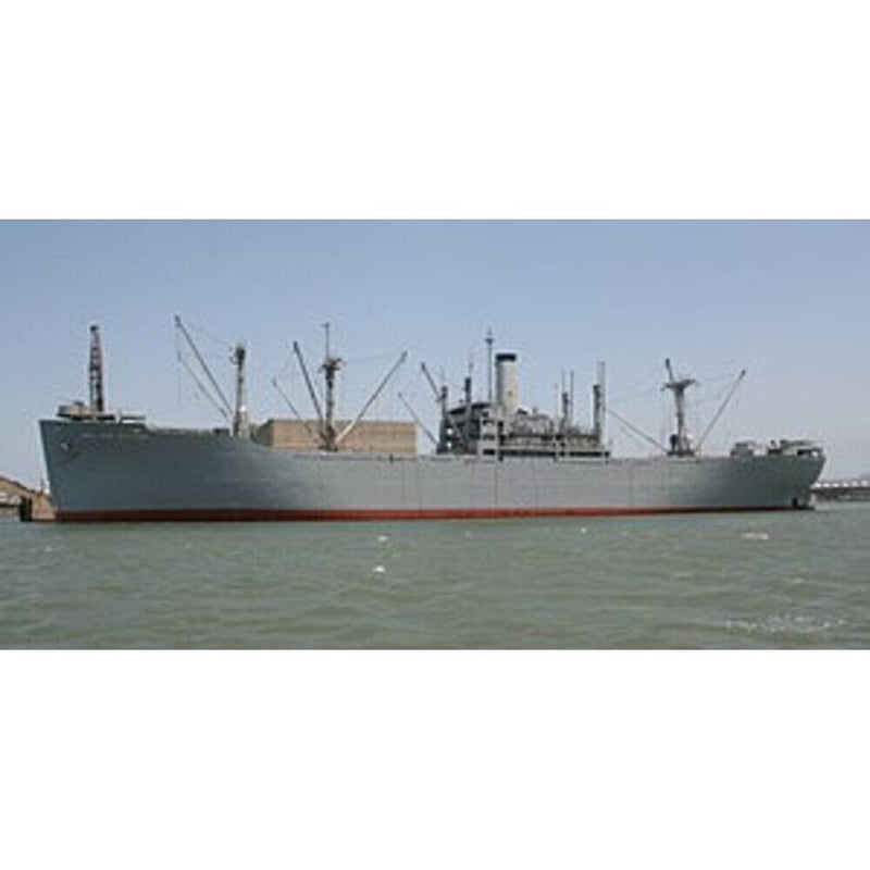 Hand Painted Model Boat (624303) - Gray