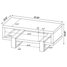 Load image into Gallery viewer, 1 Shelf Coffee Table Design And Accents - Gray
