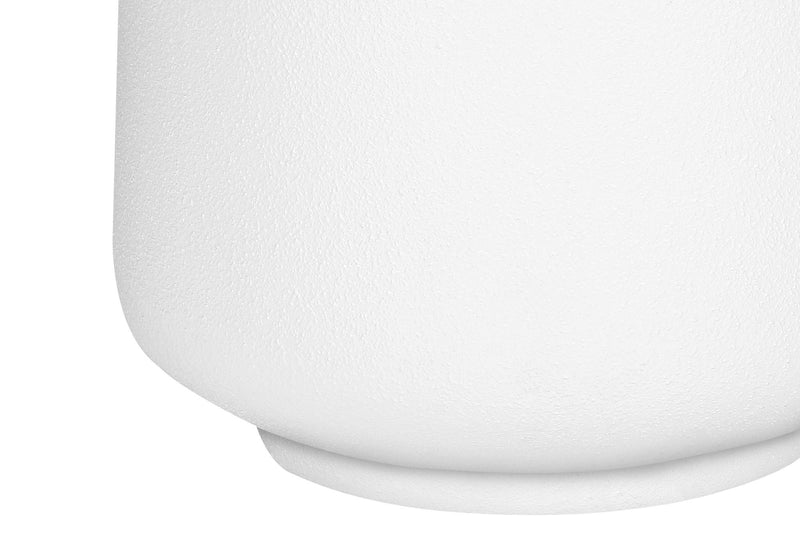 Ceramic Cylinder Table Lamp With Drum Shade - Cream
