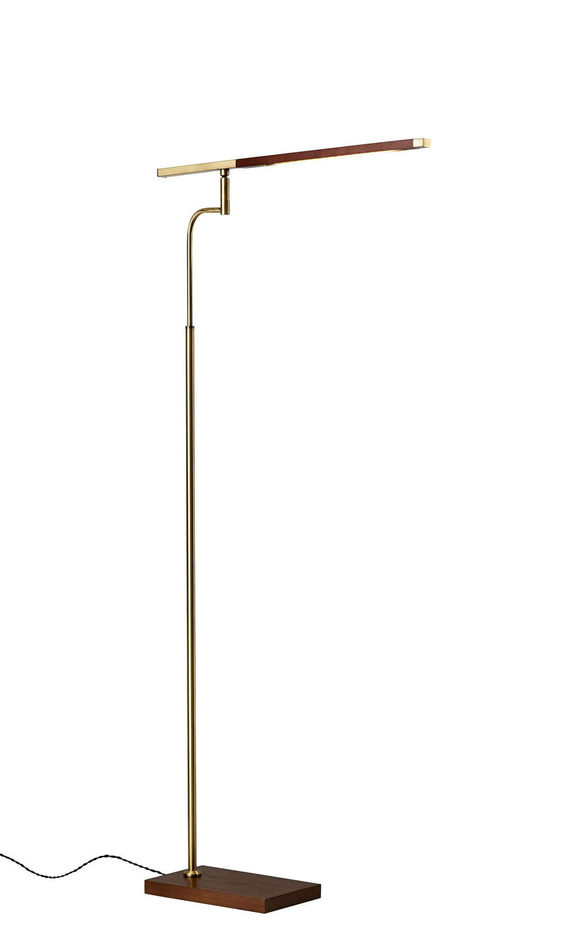 Task Floor Lamp - Brown
