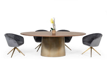 Load image into Gallery viewer, Velved Dining Chair - Gray
