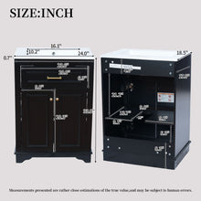 Load image into Gallery viewer, Bathroom Vanity With Integrated Sink, 2 Door Cabinet With Tip Out Drawer, Rectangular Design
