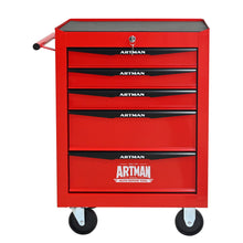 Load image into Gallery viewer, Rolling Metal Tool Chest With Drawers, Steel Storage Cabinet With Ball Bearing Slides
