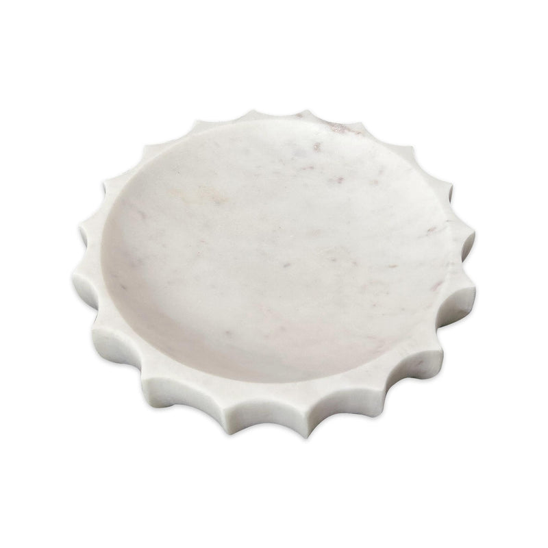 Marble Decorative Bowl - Cream