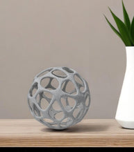 Load image into Gallery viewer, Hollow Orb Sculpture - Light Gray
