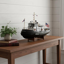 Load image into Gallery viewer, Hand Painted Model Boat (624543) - Black / White
