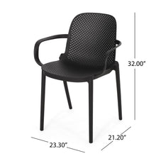 Load image into Gallery viewer, Roxanne - Outdoor Stacking Dining Armchair (Set of 2)
