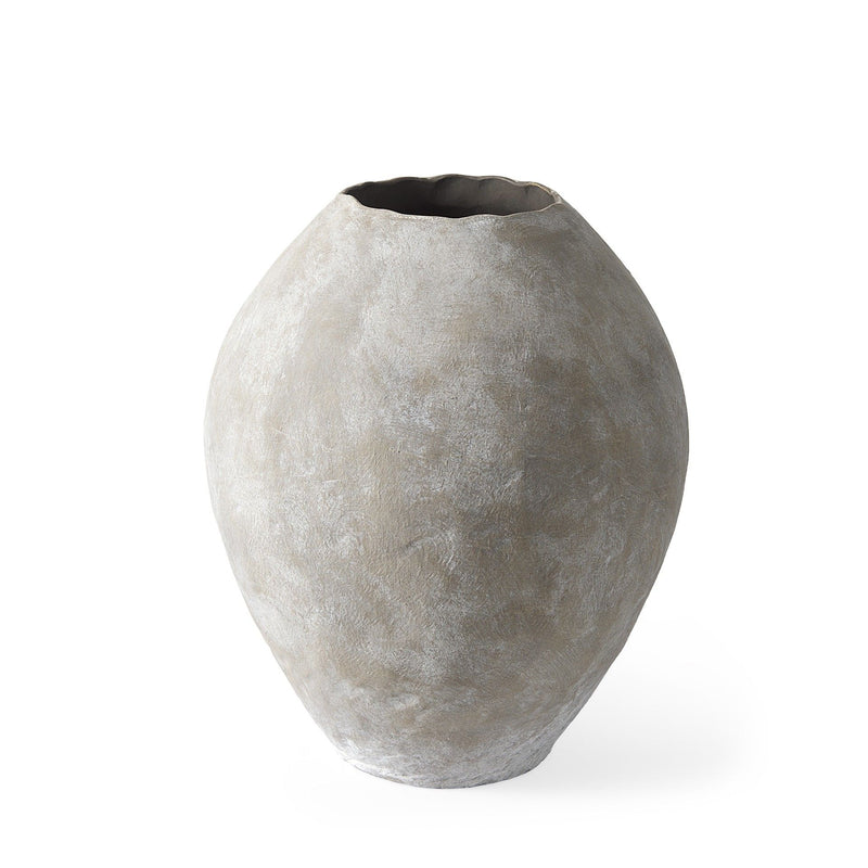 Cylinder Floor Vase (392190) - Tan
