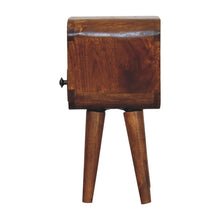 Load image into Gallery viewer, 16" Solid Wood Square One Drawer Nightstand - Chestnut
