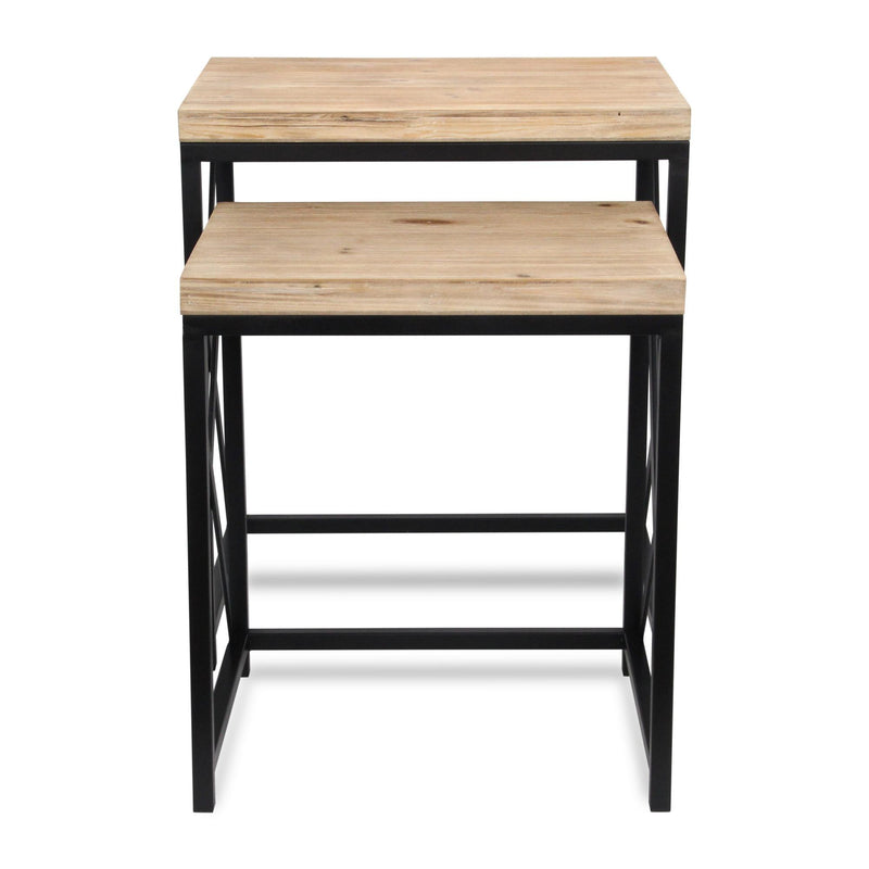 Nested Tables (Set of 2) (738204) - Light Brown