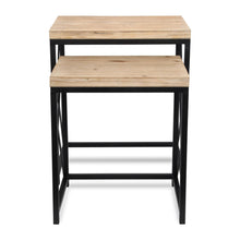 Load image into Gallery viewer, Nested Tables (Set of 2) (738204) - Light Brown
