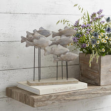 Load image into Gallery viewer, School Of Fish Tabletop Sculpture - Brown / Gray
